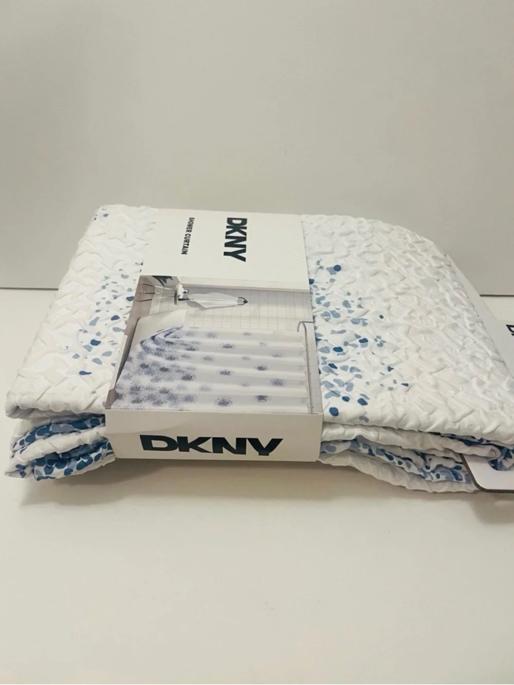 DKNY Splatterburst Microsculpt Shower Curtain 72